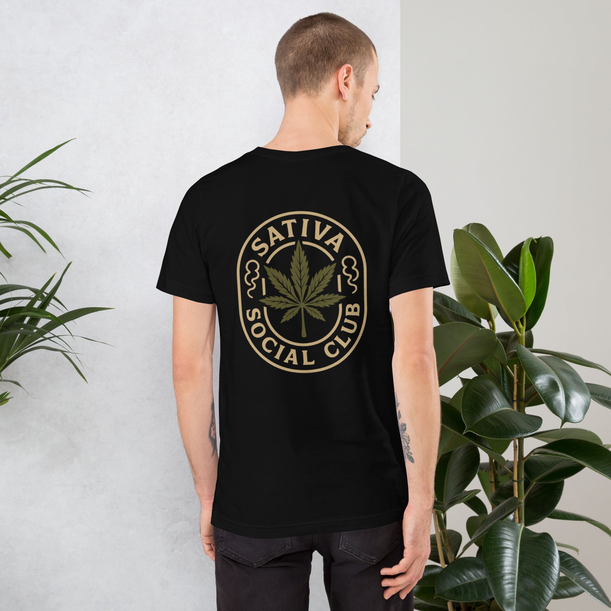 Sativa Social Club Unisex t-shirt